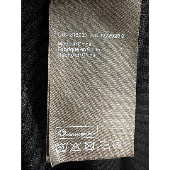 COS Black Sleeveless Ribbed Dress Size M - Picture 6 of 9